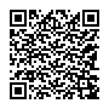 Código QR para número de teléfono +12183247278