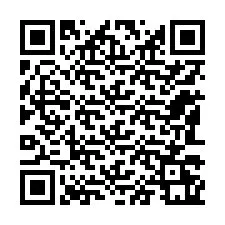 Código QR para número de teléfono +12183261157