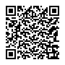 QR-koodi puhelinnumerolle +12183263805