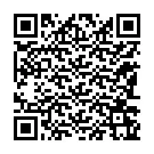 Código QR para número de teléfono +12183265762