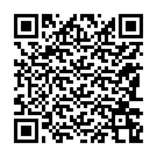 QR-code voor telefoonnummer +12183268762