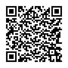 QR-koodi puhelinnumerolle +12183269616