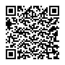 Código QR para número de teléfono +12183278258