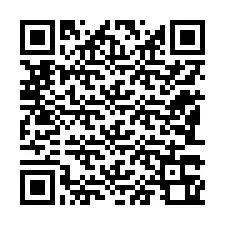 QR Code สำหรับหมายเลขโทรศัพท์ +12183360836