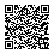 Código QR para número de teléfono +12183361005