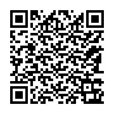 QR-koodi puhelinnumerolle +12183363489