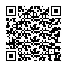 QR-koodi puhelinnumerolle +12183366328