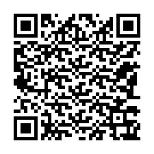 Código QR para número de teléfono +12183367133