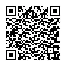 Código QR para número de teléfono +12183367936