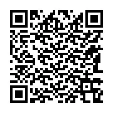 Código QR para número de teléfono +12183368446