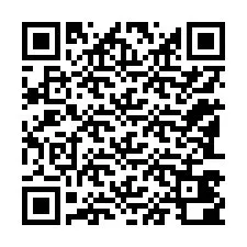QR Code สำหรับหมายเลขโทรศัพท์ +12183400069