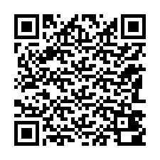 QR код за телефонен номер +12183400246