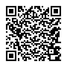 Código QR para número de teléfono +12183400577