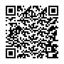 QR код за телефонен номер +12183400578