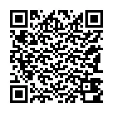 QR kód a telefonszámhoz +12183400834