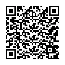 QR-koodi puhelinnumerolle +12183401675