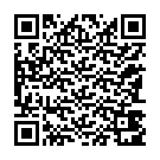 QR Code สำหรับหมายเลขโทรศัพท์ +12183401868