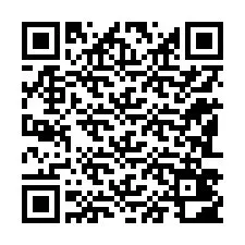 QR kód a telefonszámhoz +12183402672