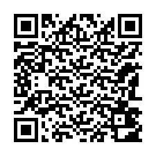 QR kód a telefonszámhoz +12183402755