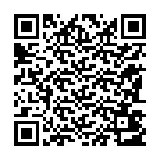 Codice QR per il numero di telefono +12183403572