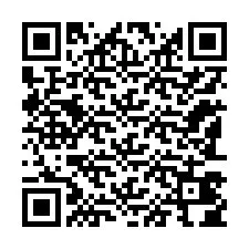 QR код за телефонен номер +12183404095