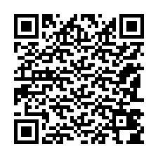 QR kód a telefonszámhoz +12183404475