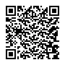 QR-code voor telefoonnummer +12183404539