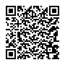 QR код за телефонен номер +12183404540