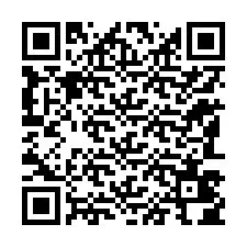 QR kód a telefonszámhoz +12183404542