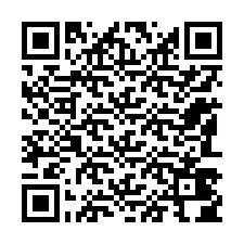 QR Code สำหรับหมายเลขโทรศัพท์ +12183404947