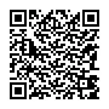 QR-code voor telefoonnummer +12183405002