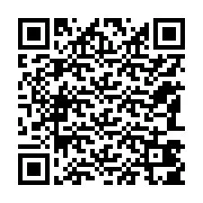 Codice QR per il numero di telefono +12183405003