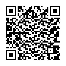 QR код за телефонен номер +12183405983