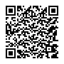 QR код за телефонен номер +12183406053