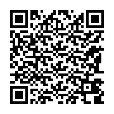 QR код за телефонен номер +12183408072