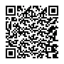 QR kód a telefonszámhoz +12183408073