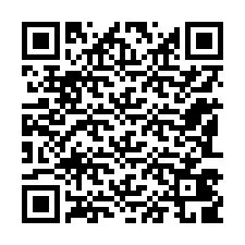 QR-koodi puhelinnumerolle +12183409167