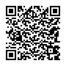 QR kód a telefonszámhoz +12183409417