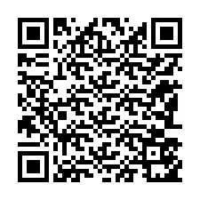 QR-koodi puhelinnumerolle +12183551332