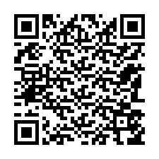 QR код за телефонен номер +12183556347