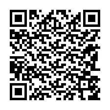 Código QR para número de telefone +12183556372