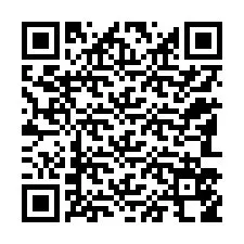 QR код за телефонен номер +12183558608