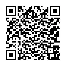 QR kód a telefonszámhoz +12183563837