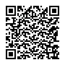 QR kód a telefonszámhoz +12183567066