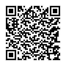 QR kód a telefonszámhoz +12183574178