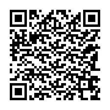 Código QR para número de teléfono +12183678264