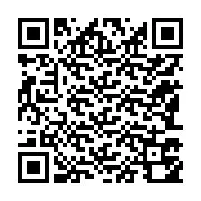 QR код за телефонен номер +12183750026