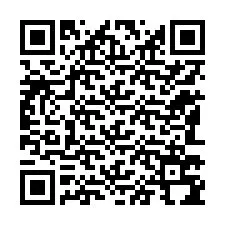 QR-code voor telefoonnummer +12183794646