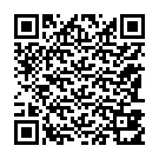 QR kód a telefonszámhoz +12183811066