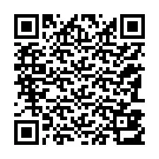 QR-koodi puhelinnumerolle +12183813118